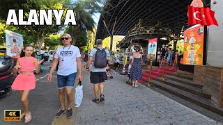 Alanya Cleopatra Beach at sunset Turkey 2025 | Walking Tour Antalya Türkiye [4K HDR]