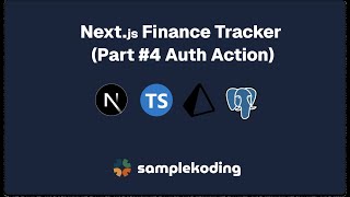 Next Finance Tracker (part #4 Auth Action)