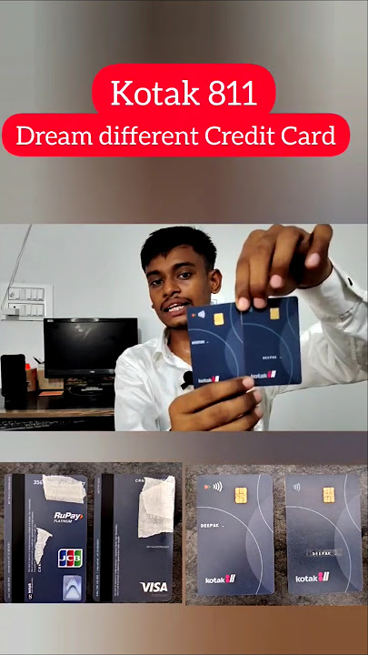 kotak bank dream different credit card | how to apply kotak 811 credit cards | rupay Vs Visa Card