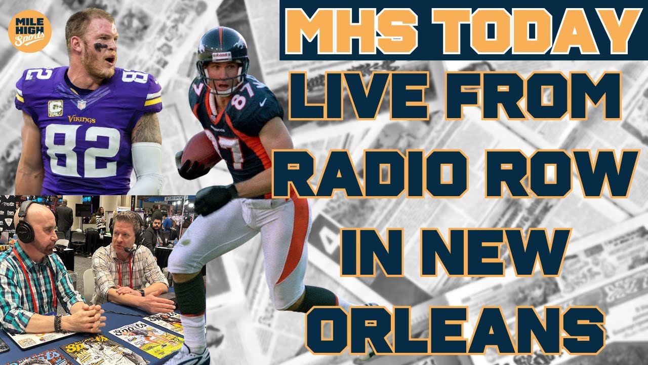 Ed McCaffrey, Kyle Rudolph, and FanDuel's Andrew Sneyd join MHS Today on Radio Row