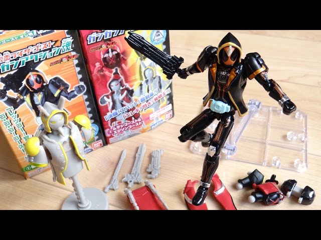 仮面ライダーゴースト ガンガンアクション魂1弾 未開封 BOX 最終値下げ 仮面ライダーゴースト ガンガンアクション魂 1弾4種 スペクター
