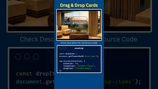 🔥 Drag & Drop Cards UI with HTML, CSS & JavaScript #coding #python #programming