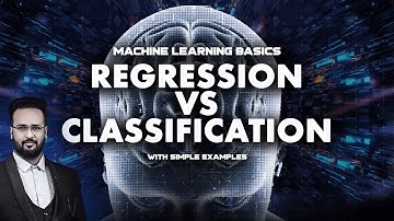 AI and ML Simplified for CHAT GPT in 2024 : Regression vs. Classification - Part 3/7