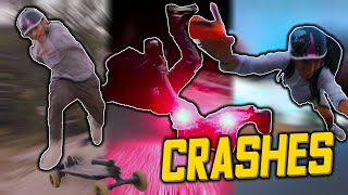 ⚡💥CRASH COMPILATION electric skateboard moments