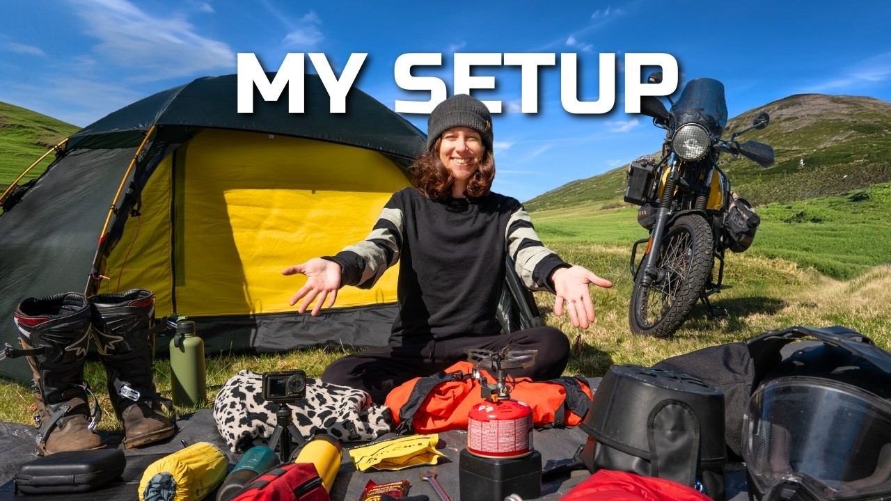 My Solo Motorcycle Camping Setup (Full Wild Camp Tour)