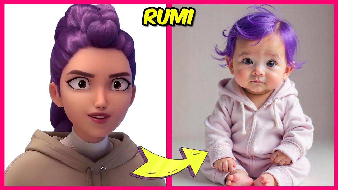 KPOP DEMON HUNTERS CHARACTERS AS BABIES👶?! 🎤👹⚔️ + Their Favorite Movies ...