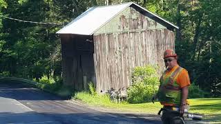 Milling and Paving a County Road