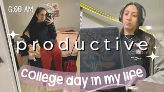 Productive College Day in My Life | gym, classes, amazon haul by Alexis 162 views 2 years ago 12 minutes, 30 seconds