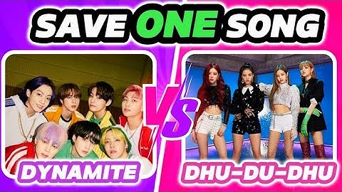 Save One Song: BTS VS BLACKPINK Kpop Battle!