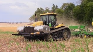 460 hp Challenger MT855B Tractor No-Tilling Winter Wheat