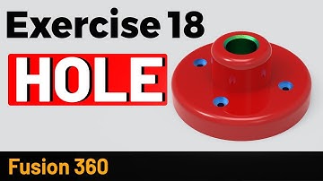 Autodesk Fusion 360 Hole Pattern - Exercise 18