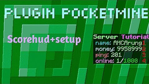 Plugin pocketmine scorehud+setup