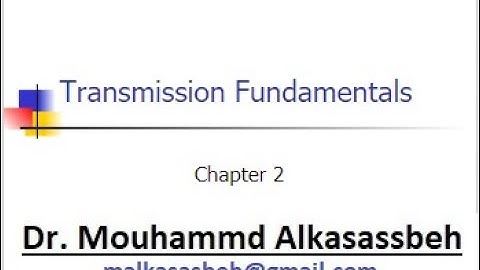 Chapter 2 part 3 الشبكات اللاسلكية