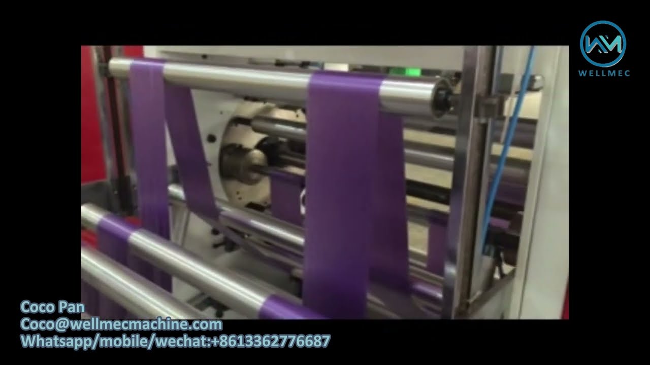 HDPE Nylon Garbage Bags Sealing and Cutting Making Machine Star Sealing Coreless Bag Making Machine