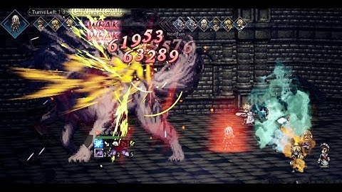 Octopath COTC Beating Elite Tower Floor 1 in 3 attempts