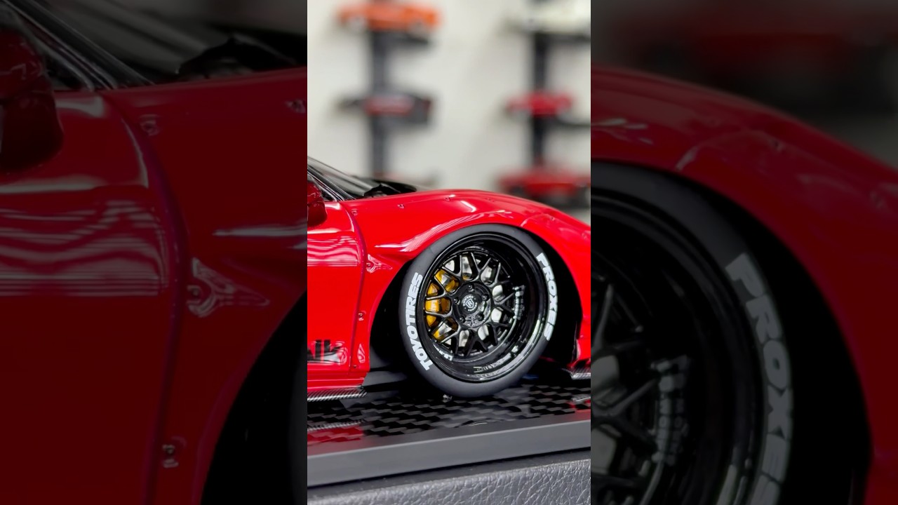 LBWK F8 Ferrari GT Resin Diecast Model Car Worldwide Limited 99 Units only 