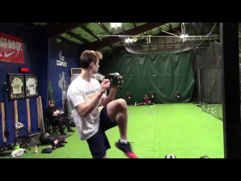 Mick Abel (Jesuit HS, Oregon) Throws A Bullpen Session With Adley Rutschman