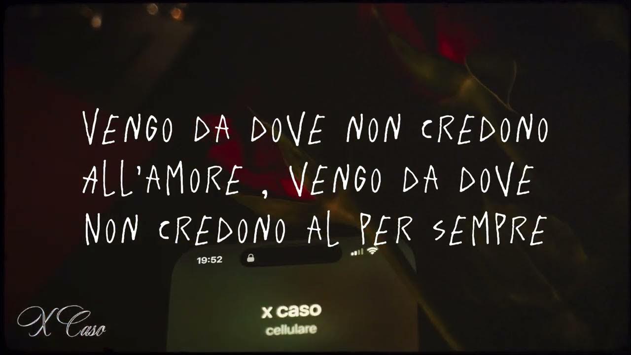 X CASO Geolier feat. Sfera (Visual Video Testo) YouTube