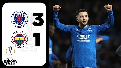 Key Moments Fenerbahçe vs Rangers 1 3  Extended Highlights  Europa League 2025