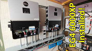 The EG4 6000XP Inverters are Installed, Finally! 12,000W Off-Grid Solar Power