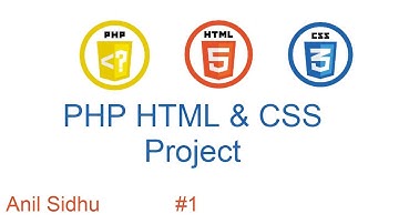PHP HTML CSS Project tutorial in Hindi #1 Introduction