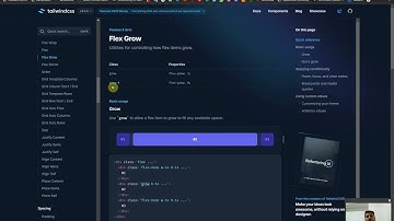 Tailwind css flexbox flex grow  Seri 25 - Flexbox 8