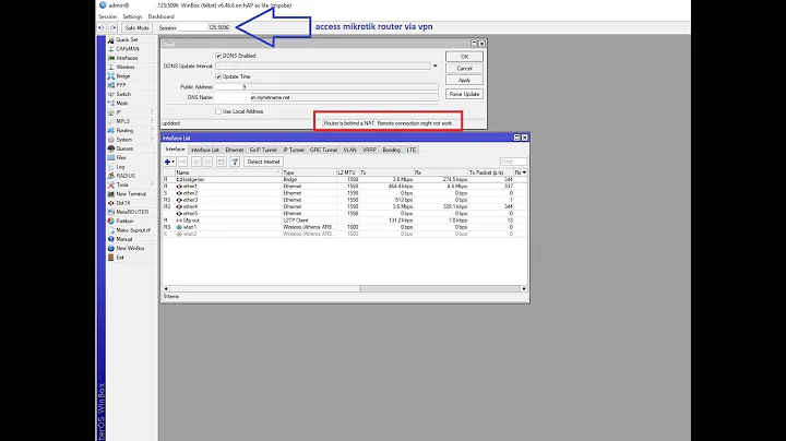 MikroTik how to access MikroTik remotely without Public IP