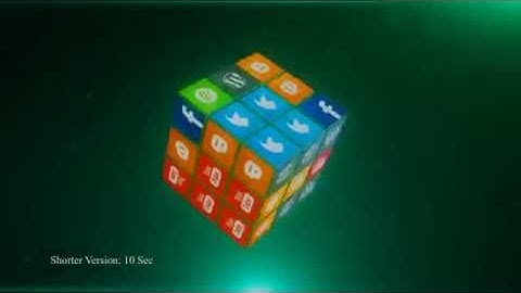 Dynamic Rubix Cube Logo Reveal After Effects Template