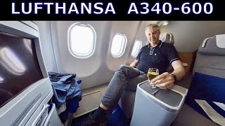 My unbiased opinion. LUFTHANSA Business Class in 2023 on a re-activated Airbus A340-600 to Boston