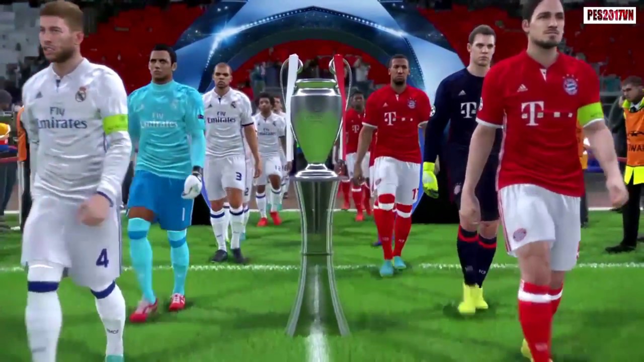 PES 2017 PS4 UEFA Champions League Final Bayern Munich Vs Real