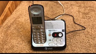 AT&T EL52200 DECT 6 Cordless Phone with Digital Answering System | Initial Checkout