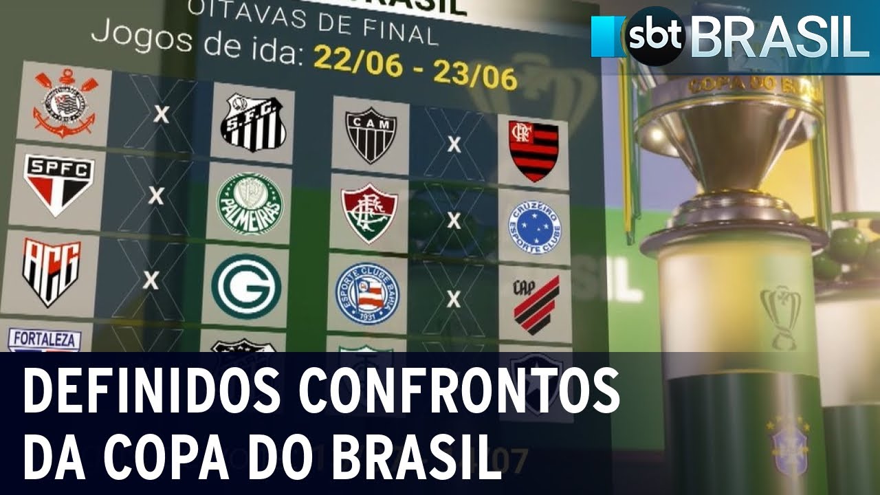 Definidos duelos das oitavas de final da Copa do Brasil | SBT Brasil (07/06/22)
