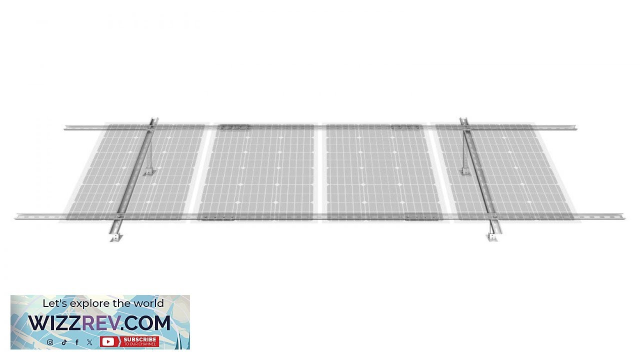 VEVOR Multi Pieces Solar Panel Mounting Brackets 30 60 Adjustable ...