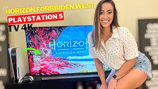 PLAYSTATION 5  - Jogando Horizon Forbidden West na TV LG C1 OLED 4K