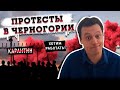 Протесты в Черногории