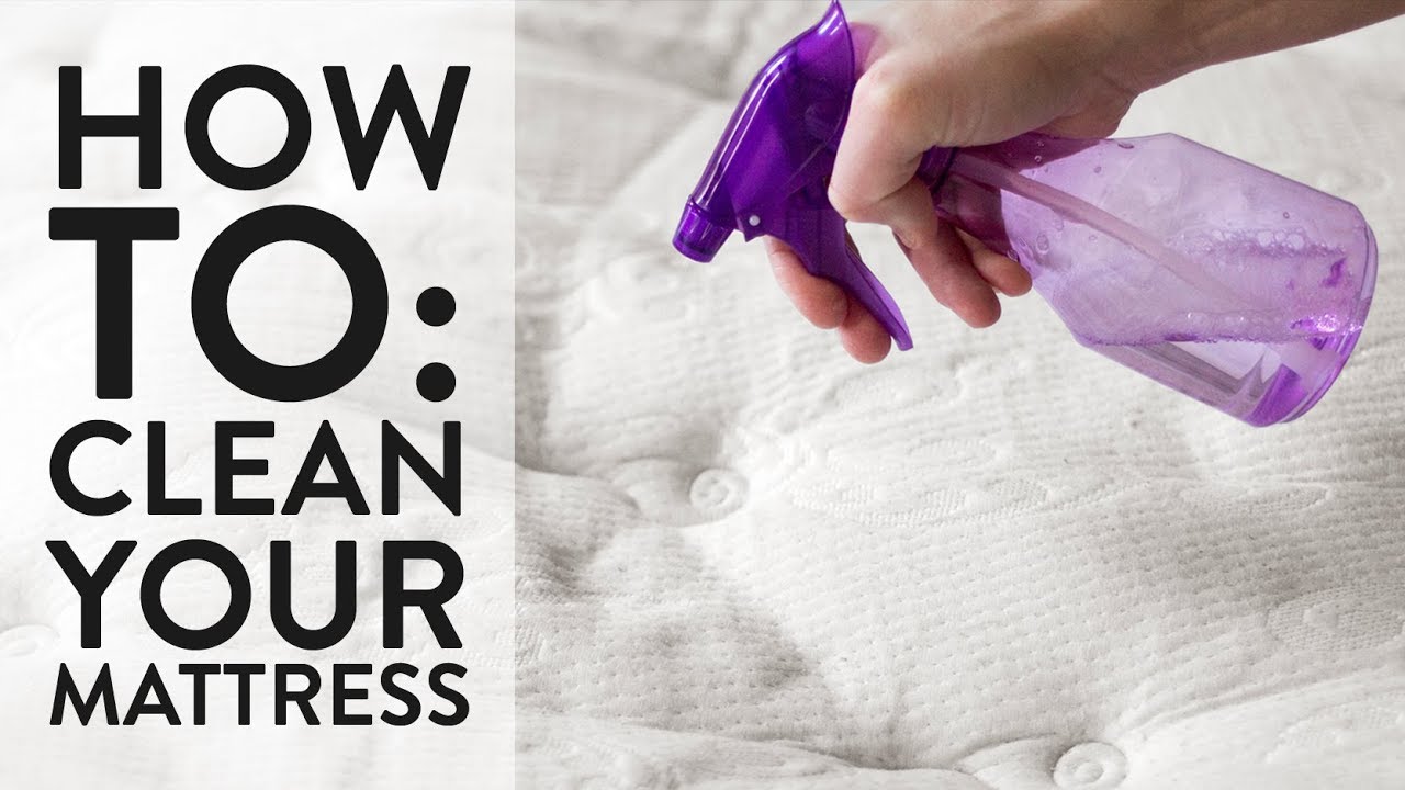 best way to clean a peed on mattress