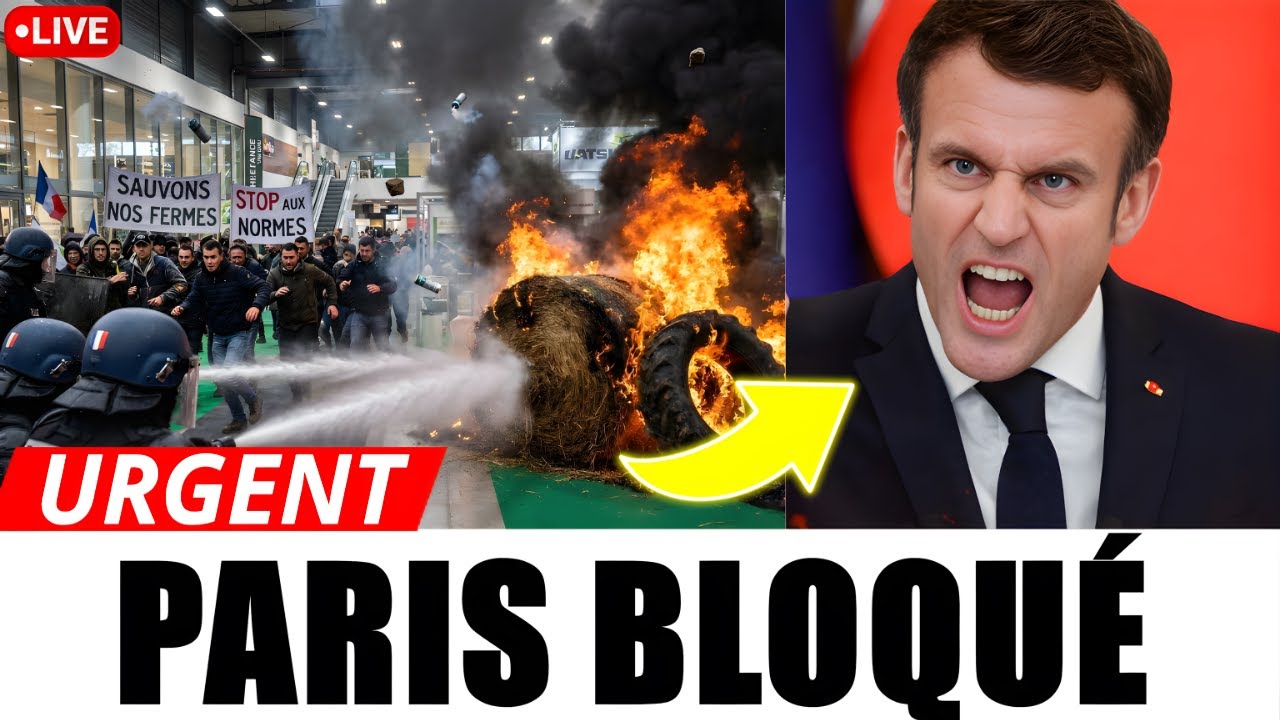 Chaos au Salon de l’Agriculture : la colère paysanne prend Paris d'assaut