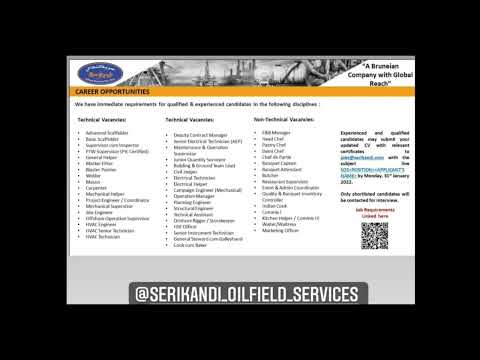 Brunei job vacancy