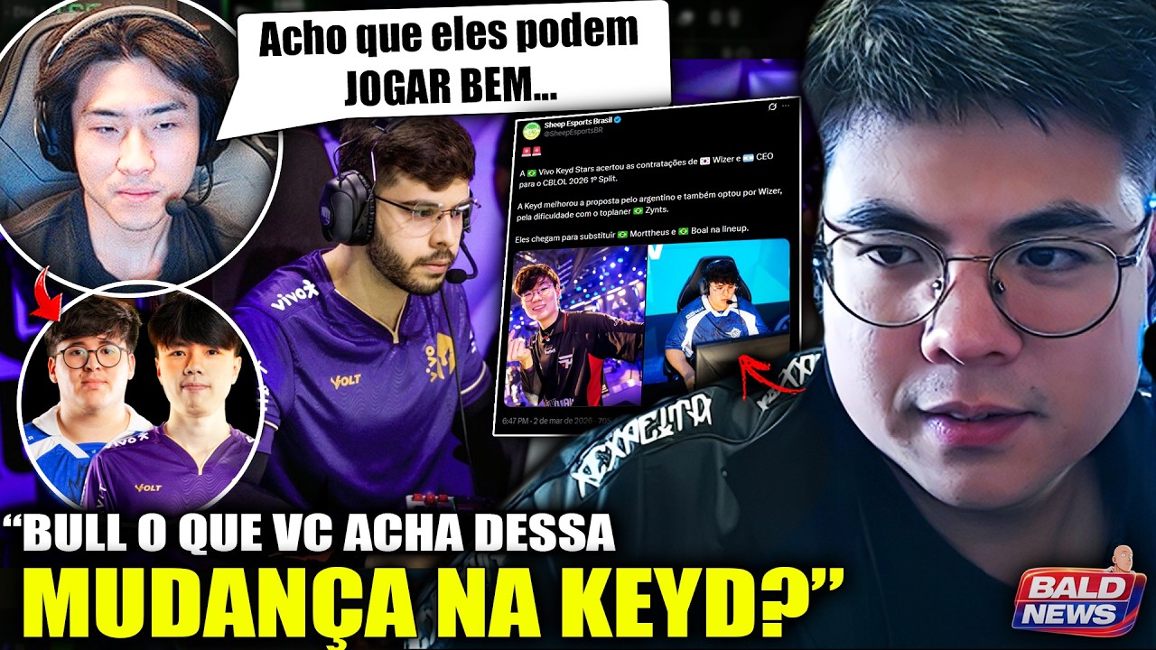 🚨 EsA e Bull comentam sobre MUDANÇAS da Keyd e FUTURO do Mortheus
