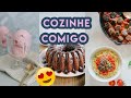 COZINHANDO NO MEU DOMINGO: ALMÔNDEGAS, SORVETE CASEIRO E O MELHOR BOLO DE CHOCOLATE DO MUNDO!