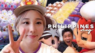 philippines vlog ✈  first time, trying new foods, and jollibee party!