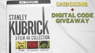 Stanley Kubrick 3-Film Collection Box Set Lot (4K UHD+Blu-ray+