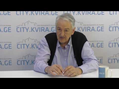 \"ყურადღების ცენტრში\" მამუკა სალუქვაძესთან ერთად. სტუმარი - არქიტექტორი მერაბ ბოლქვაძე