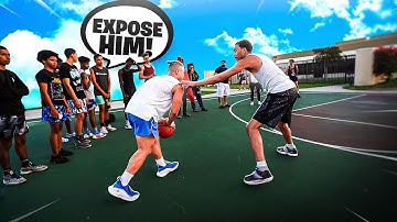 I Exposed Basketball Trash Talkers In 1v1!