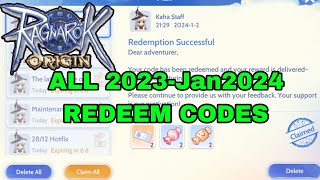 THE COMPLETE 2024 REDEEM CODES • RAGNAROK ORIGIN THE COMPLETE 2024 REDEEM CODES • RAGNAROK ORIGIN