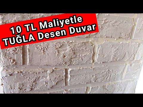 Video: Tuğla Sıva (34 Fotoğraf): Duvarlar Için Tuğlalı Dekoratif Sıva, Iç Mekanda Tuğla Taklidi