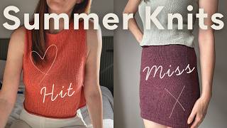 Summer Knits: Hits ⭐️ and Misses 🫤 // Goodknits Knitting Review