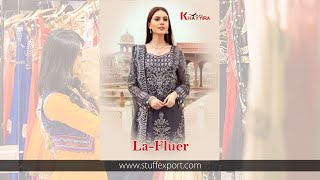 StuffExport Presents Khayyira La Fluer Georgette With Heavy Embroidery Pakistani Salwar Suit Catalog screenshot 5