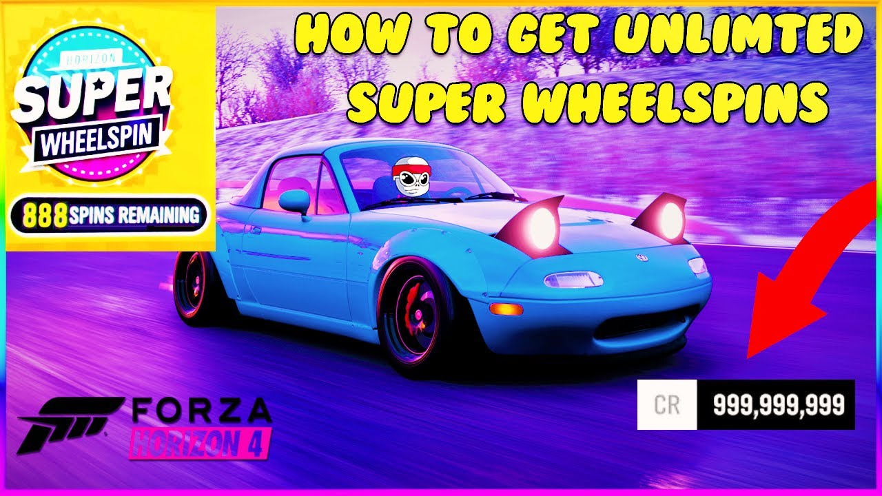 How To Get UNLIMITED SUPER Wheelspins Forza Horizon 4 *WORKING 2021