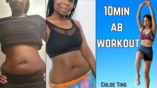 I Did Chloe Ting Standing Abs Workout For 7 Days I *Amazing Results*